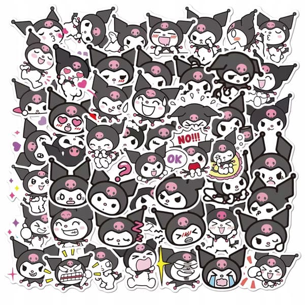 Hello Kitty Kuromi -tarrasekoitus 50 kpl