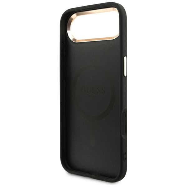 Guess 4G Triangle Logo MagSafe-etui til iPhone Air, sort og guld