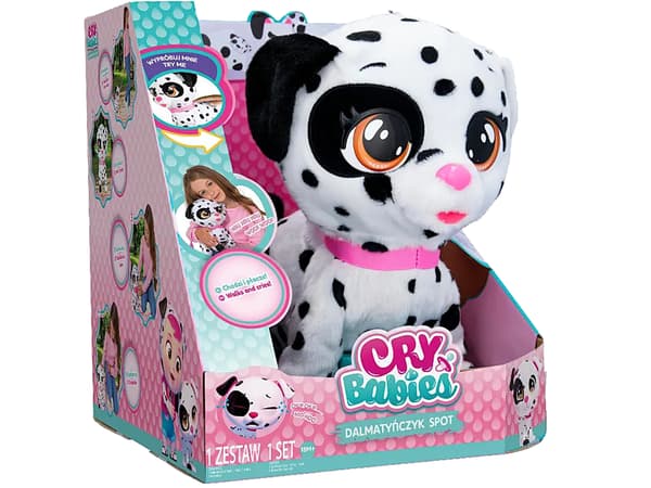 Epee CRY babies interaktiv dalmatisk hunde-spotmaskot går og græder