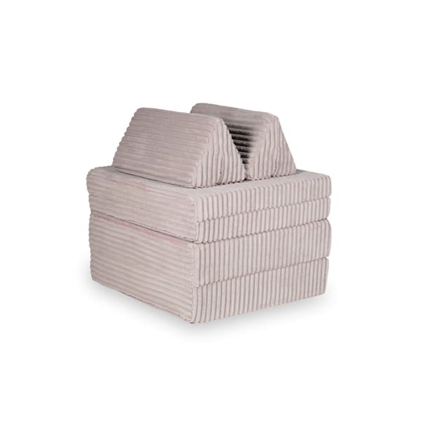 Montessori Standard Waffle Play Sofa Lyserød