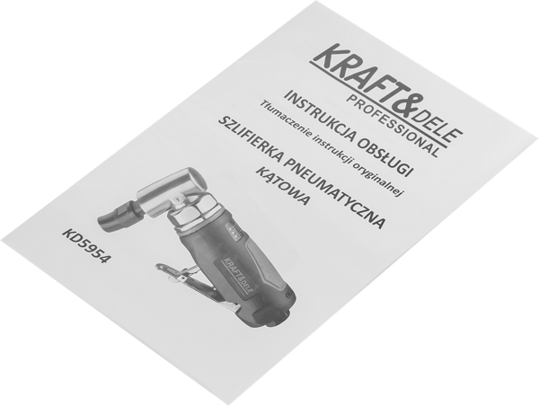 KD5954 pneumatisk vinkelsliber