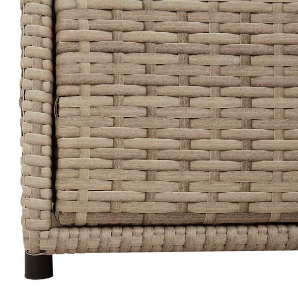 vidaXL Puutarhakaappi, Beige, 55x59x69 cm, Polyrottinki