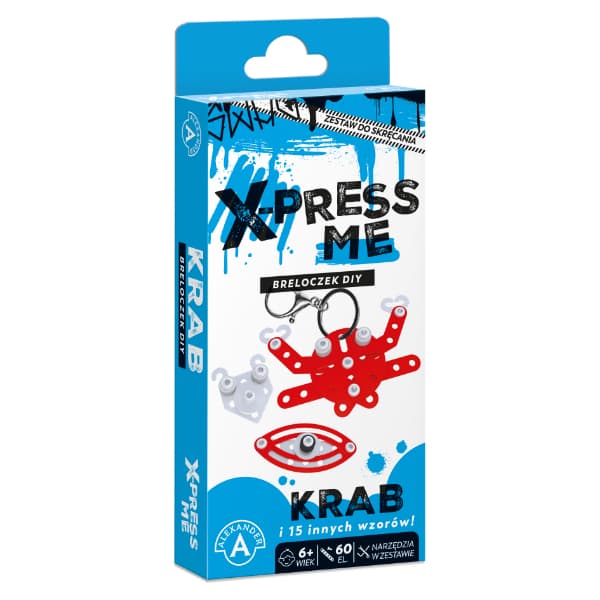 X-Press Me. Tee-se-itse-avaimenperä. Rapu.