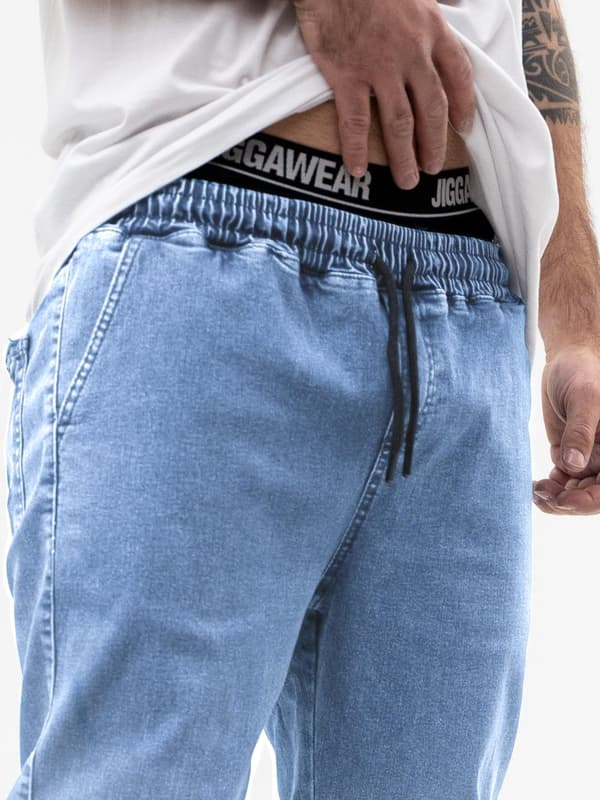 Lucky Dice Promo Dice Herr Blå Jogger Jeans M