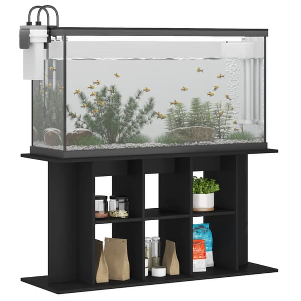 vidaXL akvarieskab sort 120x40x60 cm