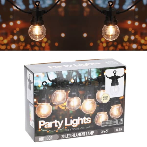 LED-ljusgirlang med timer