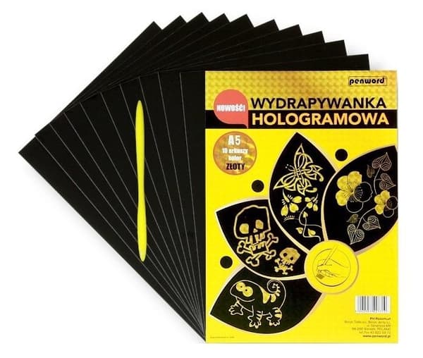 Hologrammikirja A5 kulta