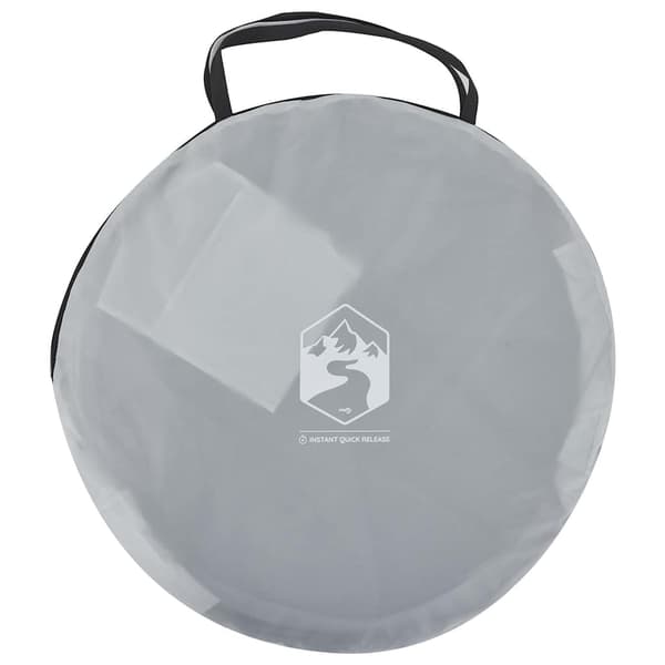vidaXL 2 hengen pikateltta, harmaa, vedenpitävä