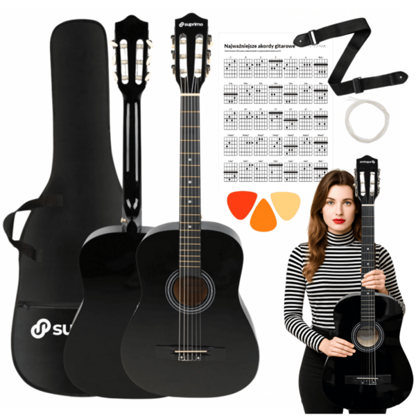 Suprimo CGS2 BK klassisk gitarr