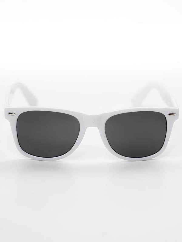 Point X Name Uni Wayfarer Solbriller Hvid/Sort