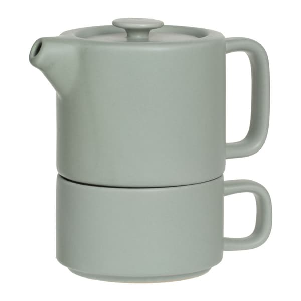 Luonnonminttuinen kannu ja kuppi 400 ml
