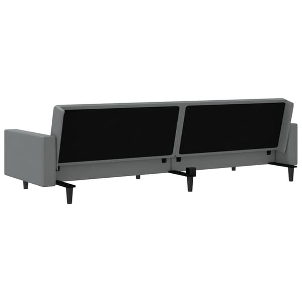 vidaXL 2-personers sofa, grå, kunstlæder
