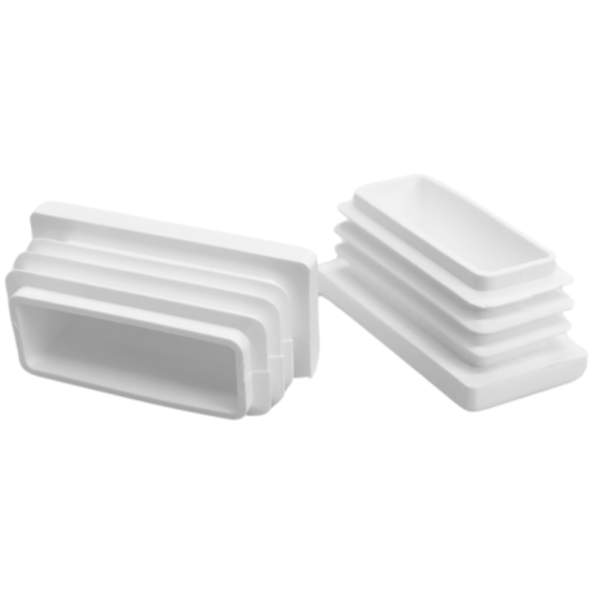 Indvendig kappe til profil, stolpe, tag 40x20, 20 stk., hvid