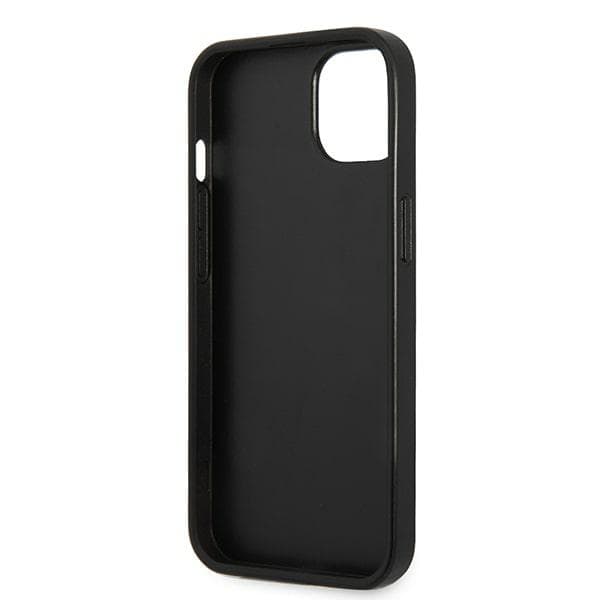 Karl Lagerfeld KLHCP13SMNMP1K iPhone 13mini 5,4" hårdt cover sort/sort monogramplakette