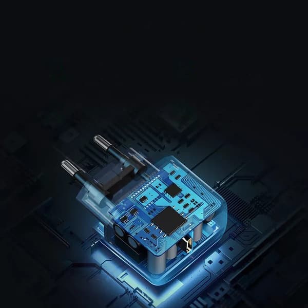 USB-C 25W PD Vægoplader til Telefon + 2m USB-C Kabel Sort