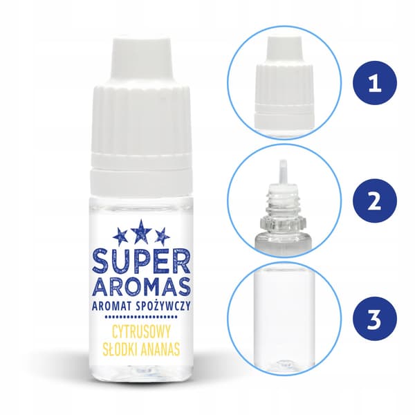 Super aromit Ruokamaku Sitrus Makea Ananas 10 ml