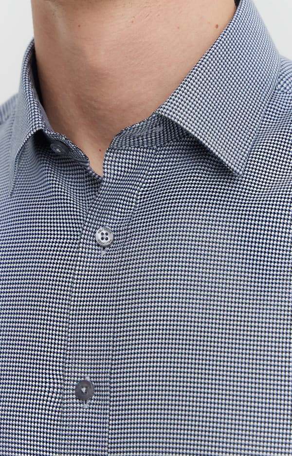 Houndstooth-skjorte 176-182/38