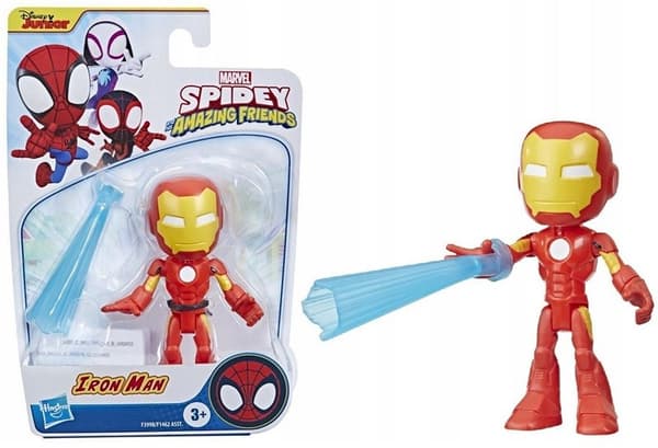 Hasbro Marvel Spidey Fantastiska vänner Iron Man 10cm