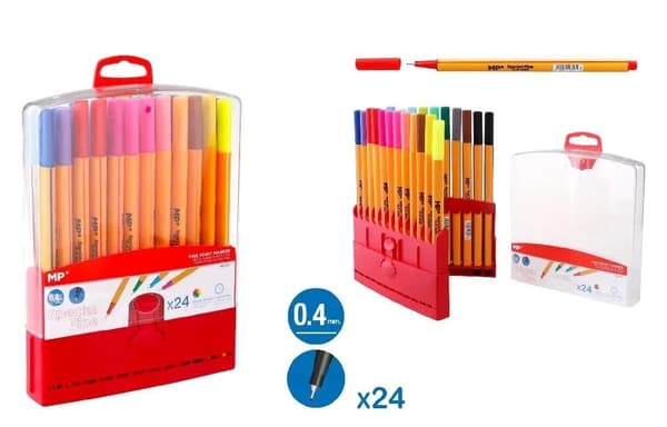Fineliner 24 farver