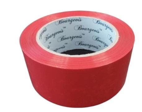 Pakketape 48mmx100m rød (6 stk.)