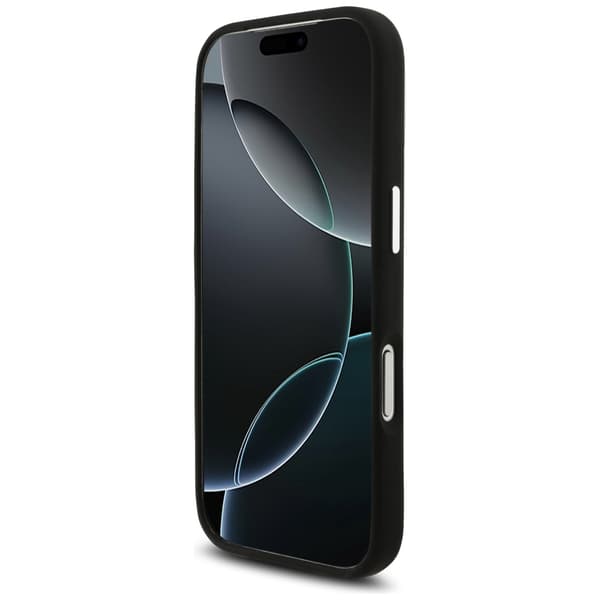 AMG Silikone Oversize Rhombs MagSafe-etui til iPhone 17 Pro Sort