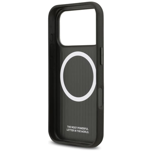 BMW M FW Metal Logo MagSafe-cover til iPhone 17 Pro Max, sort