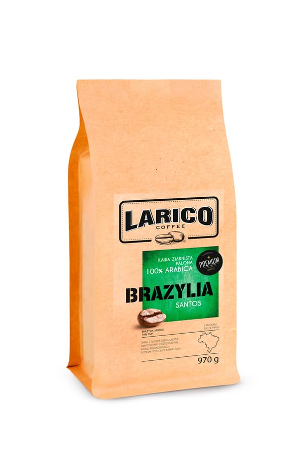 Larico Kaffebönor Brasilien Santos 970g