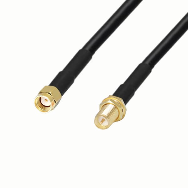 Antennekabel SMA-RP hun / SMA-RP stik RF5 2m