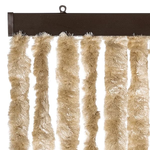 vidaXL Flugnät Beige 90x220 cm Chenille
