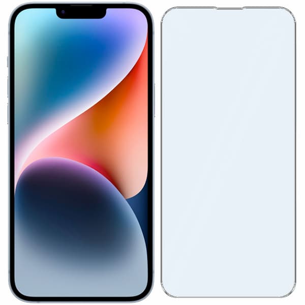 3x Härdat glas för Apple iPhone 14 Plus skärmglas 9H set om 3