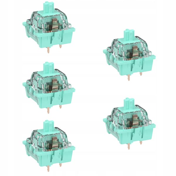 RK Sky Cyan Switch SWITCH 5 stk. til mekanisk tastatur