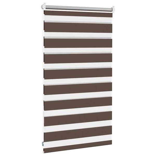 Randig rullgardin (50 x 100 cm), kaffe