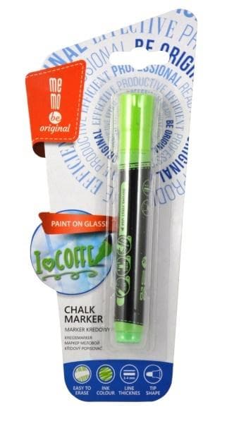 Neongrøn kridtmarker MemoBe