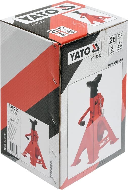 YATO bilstöd upp till 2 ton, set om 2