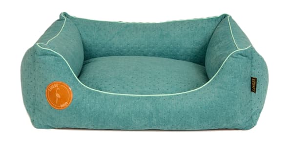 CEZAR soffa, turkos, quiltad, S - 70 cm x 60 cm