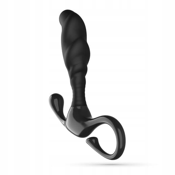 Intimeo Prostata Massager Silikone Analprop Sort til Mænd