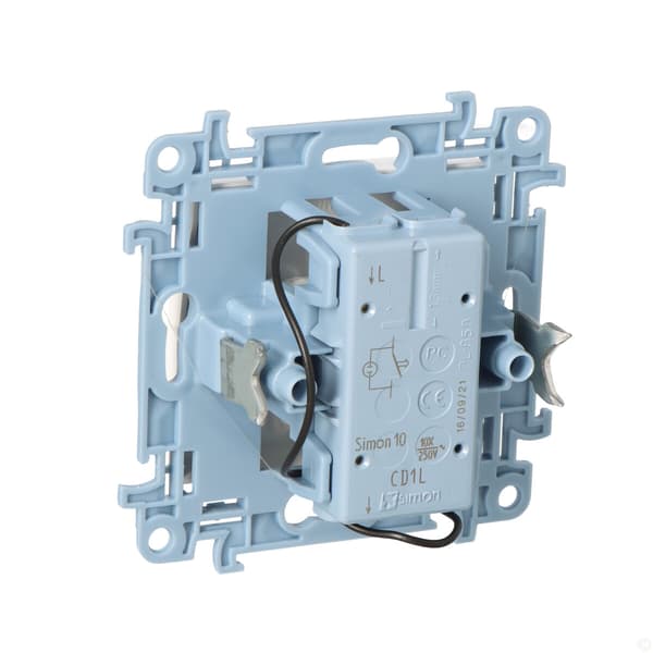 Kellopainike LED-taustavalolla (moduuli) 10 AX, 250 V~, ruuviliittimet