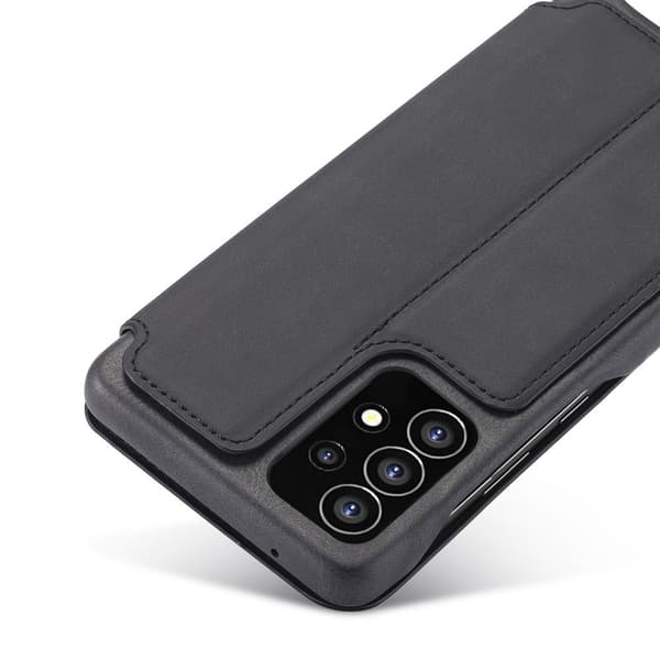 Flip-etui til Samsung Galaxy A53 5G, LC.IMEEKE, sort