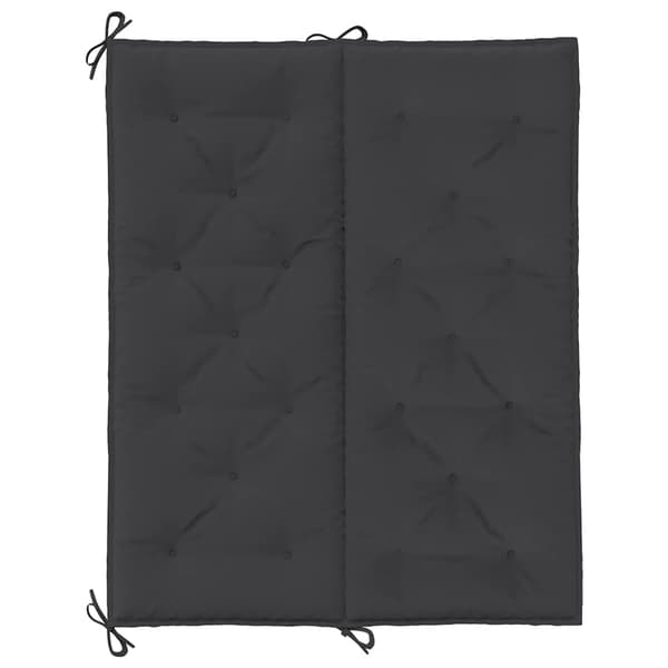 vidaXL gyngehynde, sort, 120 cm, stof
