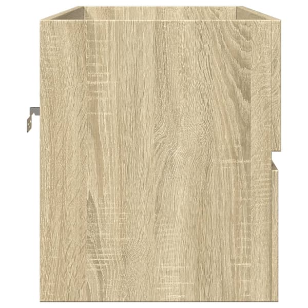 vidaXL håndvaskskab Sonoma eg 80x38,5x45 cm spånplade