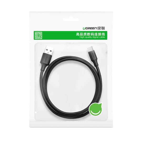 USB - USB-C Pikalataus 3.0 3A Sovitinkaapeli 0,25 m Musta
