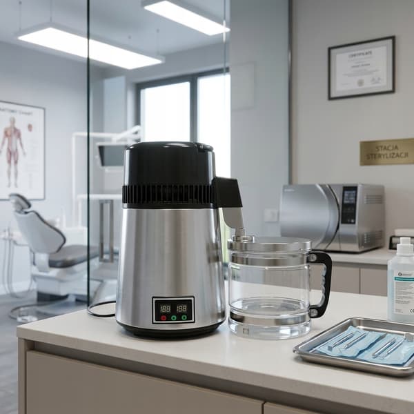 Vattendestillator 4l elektrisk med kylsystem 4000 ml