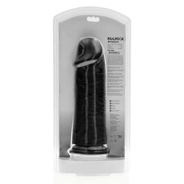 Ekstra tyk, lige uden kugler 25,4 cm - Sort