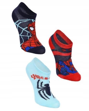 Spider-Man ankelstrømper til drenge 3-pak 23/26