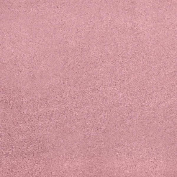 vidaXL Schäslong med kudde, rosa, sammet