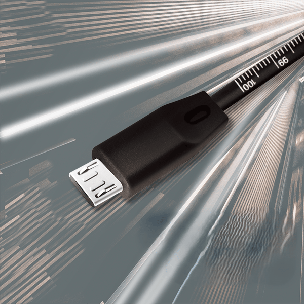 LogiLink USB-A - Micro USB -kaapeli 1m, musta, synkronointilatauksella