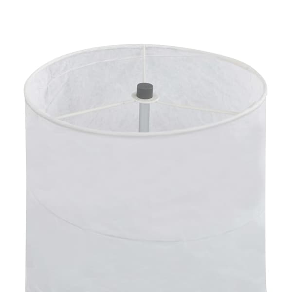 vidaXL gulvlampe med stativ, 121 cm, hvid, E27