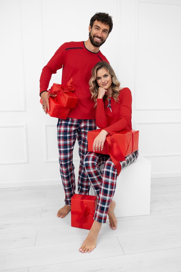 Öland herrpyjamas långärmad, långbyxor M