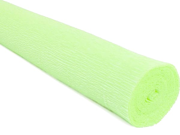 Italienskt kräppapper, kräppapper, limegrönt, 180 g, kräppapper nr 558, limegrönt