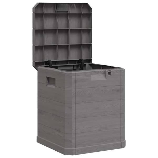 vidaXL Trädgårdslåda, 90 L, Brun